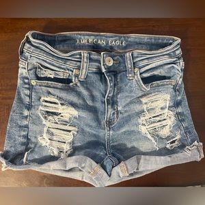 American Eagle high waisted jean shorts